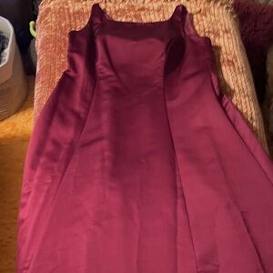 Michaelangelo Elegant Burgundy Prom Dress